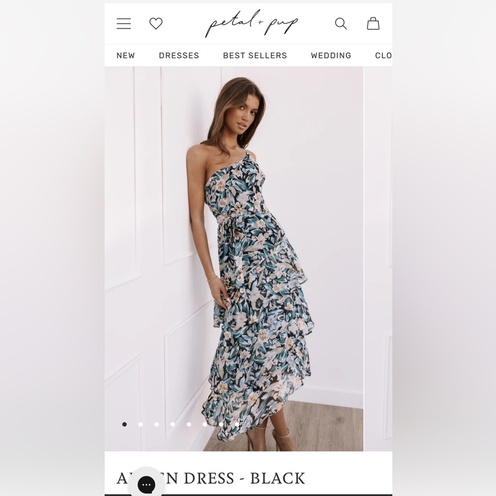 Petal and Pup AMREN DRESS - BLACK Size 8. New with tags